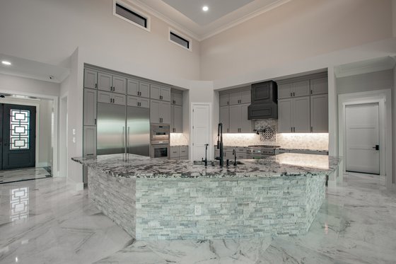 Interior - Kitchen 1 for Mediterranean House Plan #1110-34 - 3 bed, 3 bath