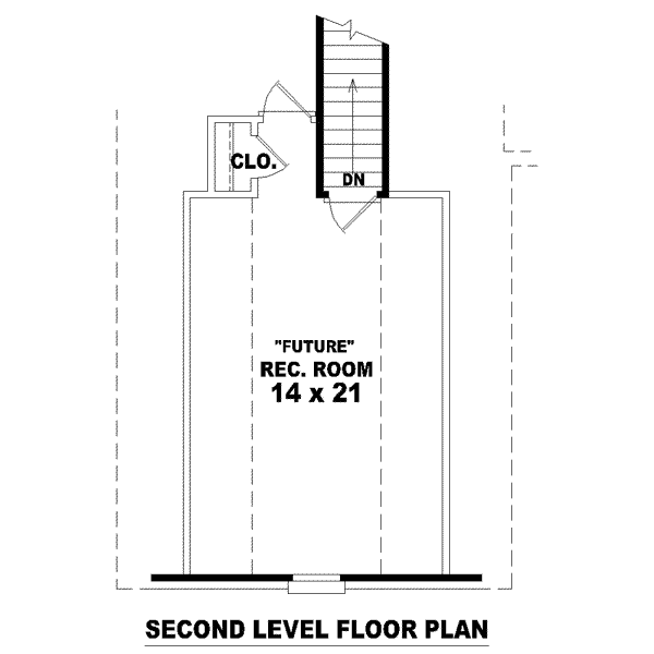 European Floor Plan - Upper Floor Plan #81-1466