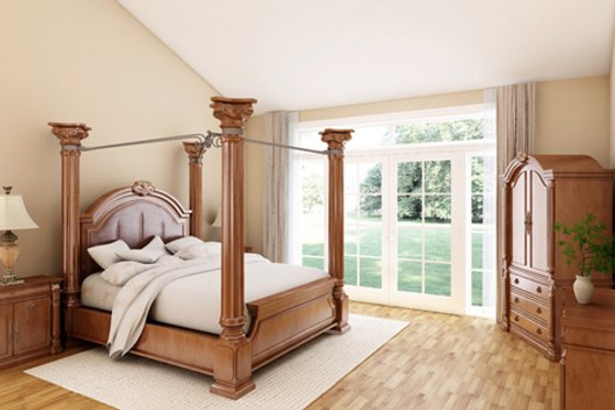 Interior - Master Bedroom for Ranch House Plan #427-6 - 3 bed, 2 bath