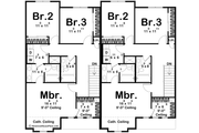 Modern Style House Plan - 3 Beds 2.5 Baths 1709 Sq/Ft Plan #455-338 