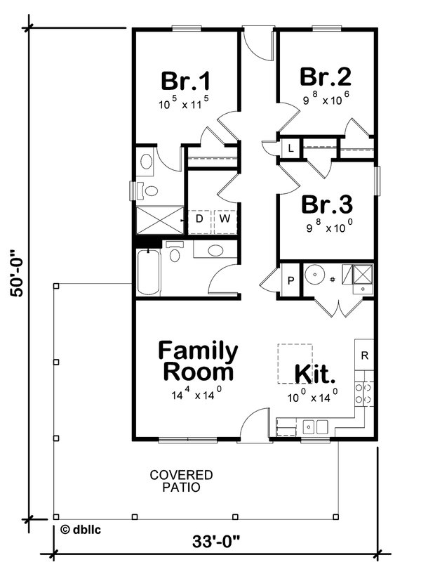 House Blueprint - Modern Floor Plan - Main Floor Plan #20-2552