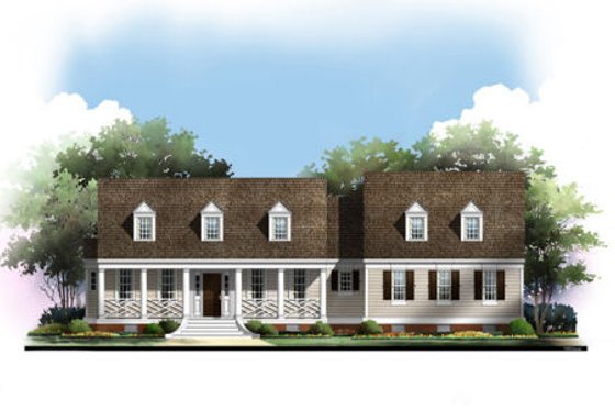 Exterior - Other Elevation 1 for Traditional House Plan #119-355 - 3 bed, 2.5 bath