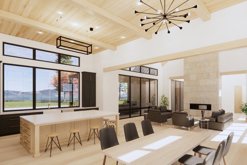 Home Plan - Interior - Kitchen 3 for Modern House Plan #1096-25 - 4 bed, 4.5 bath