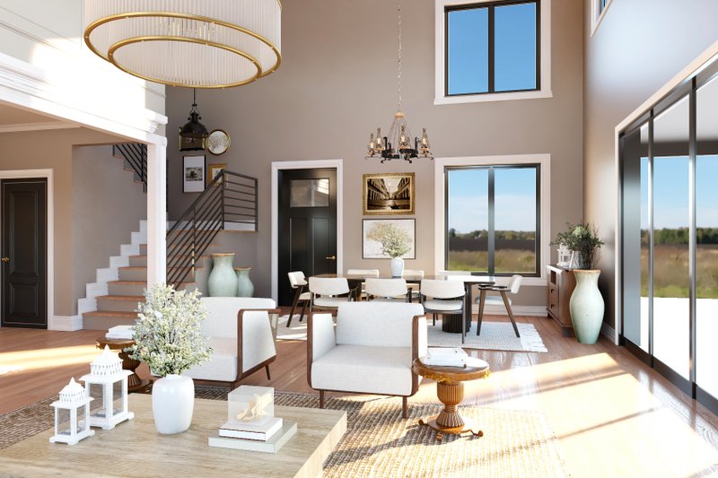 House Design - Interior - Other for Barndominium House Plan #1064-374 - 6 bed, 4.5 bath