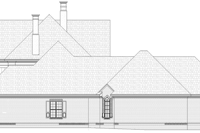 Architectural House Design - Exterior - Other Elevation 1 for Classical House Plan #45-626 - 4 bed, 4.5 bath