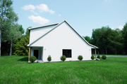 Craftsman Style House Plan - 4 Beds 3.5 Baths 2670 Sq/Ft Plan #1116-19 Exterior 