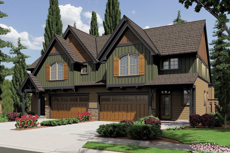 House Design - Craftsman Exterior - Front Elevation Plan #48-626