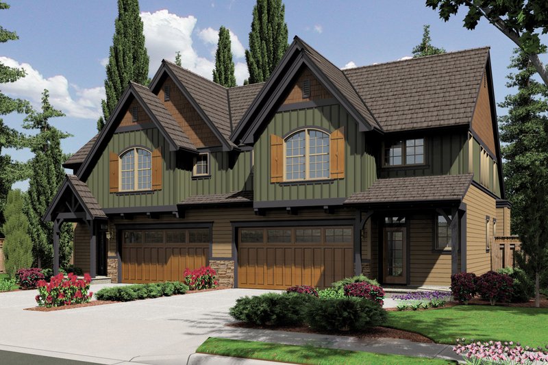 Home Plan - Craftsman Exterior - Front Elevation Plan #48-626