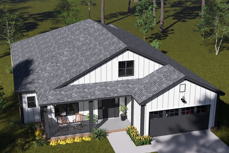 House Blueprint - Exterior - Other Elevation 3 for Farmhouse House Plan #513-2449 - 4 bed, 3.5 bath