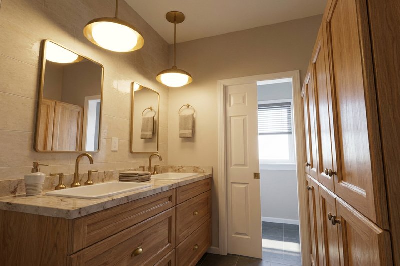 House Blueprint - Interior - Master Bathroom for Contemporary House Plan #126-307 - 4 bed, 2 bath