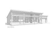 Cottage Style House Plan - 3 Beds 2 Baths 1642 Sq/Ft Plan #1114-57 Exterior 