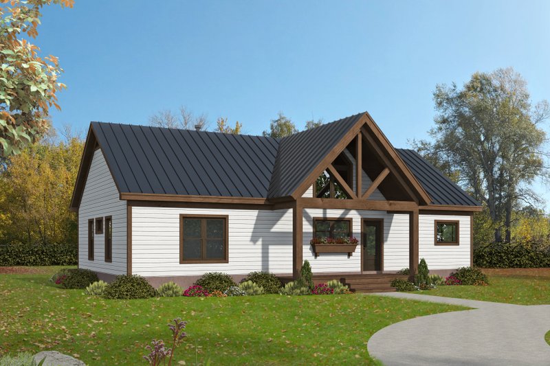 Ranch Style House Plan - 3 Beds 2 Baths 1600 Sq/Ft Plan #932-1318