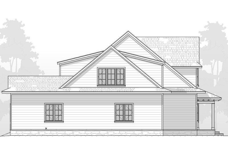 Dream House Plan - Exterior - Other Elevation 1 for Traditional House Plan #901-153 - 4 bed, 3.5 bath