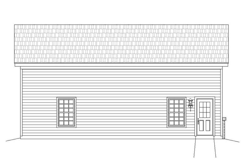 Home Plan - Exterior - Other Elevation for Country House Plan #932-245, 0 bath