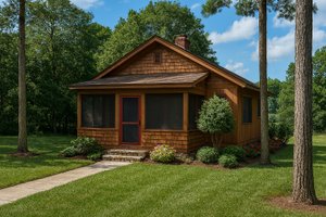 Country Exterior - Front Elevation Plan #17-2605