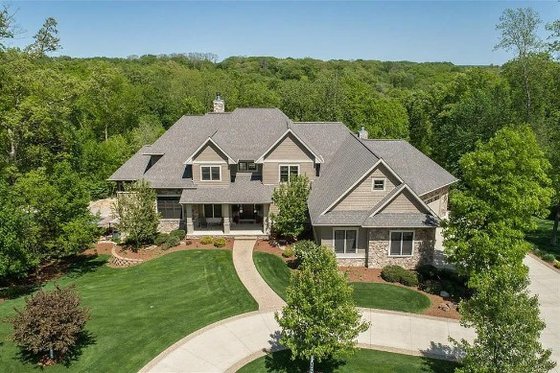 Exterior - Front Elevation 3 for Traditional House Plan #70-1554 - 7 bed, 4.5 bath