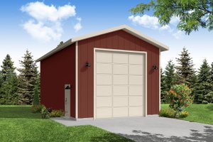 Traditional Exterior - Front Elevation Plan #124-1417