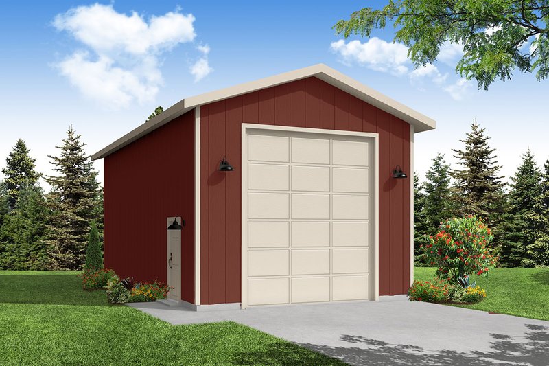 House Blueprint - Traditional Exterior - Front Elevation Plan #124-1417