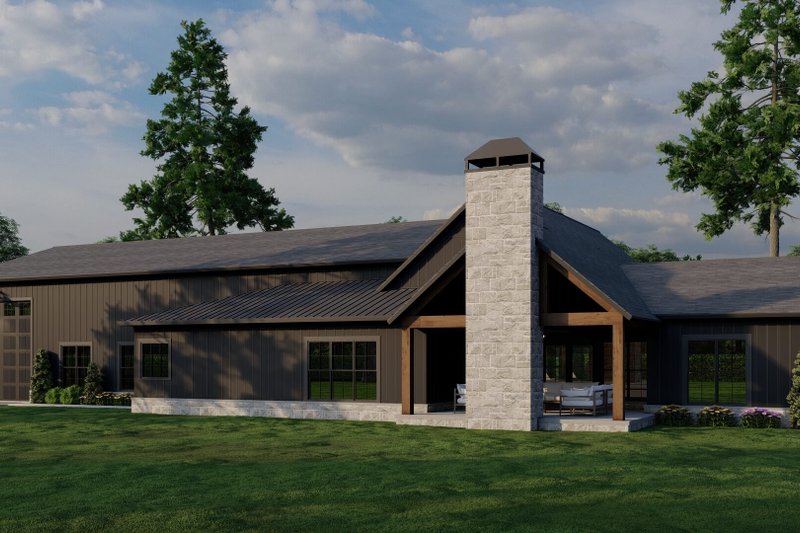 Dream House Plan - Exterior - Other Elevation 7 for Farmhouse House Plan #923-370 - 4 bed, 2.5 bath