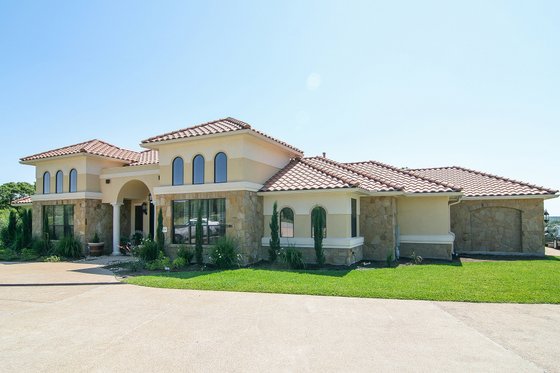 Exterior - Other Elevation for Mediterranean House Plan #80-163 - 3 bed, 3 bath