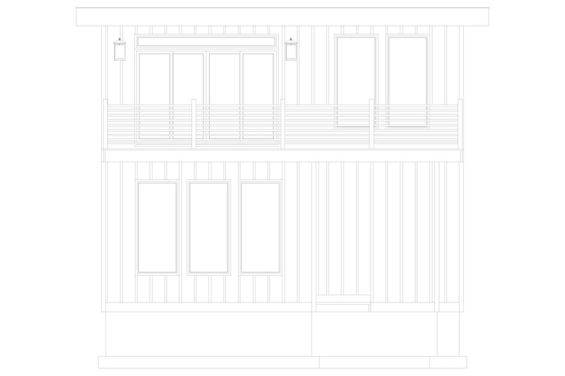 Dream House Plan - Exterior - Front Elevation 4 for Modern House Plan #1060-326 - 1 bed, 1.5 bath