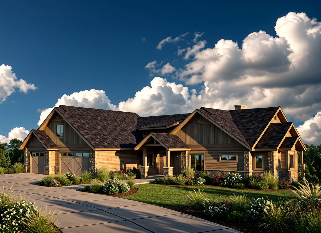 Exterior - Front Elevation 2 for Craftsman House Plan #117-809 - 3 bed, 2.5 bath