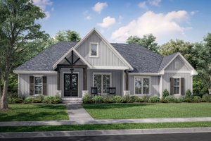 Exterior - Front Elevation 3 for Traditional House Plan #430-255 - 3 bed, 2.5 bath