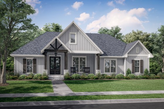 Exterior - Front Elevation 3 for Traditional House Plan #430-255 - 3 bed, 2.5 bath