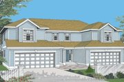 Traditional Style House Plan - 3 Beds 2.5 Baths 2796 Sq/Ft Plan #96-203 
