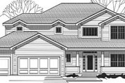 Traditional Style House Plan - 4 Beds 3 Baths 2582 Sq/Ft Plan #67-811 