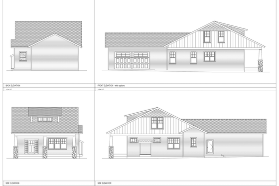 Exterior - Other Elevation for Craftsman House Plan #461-85 - 3 bed, 2.5 bath