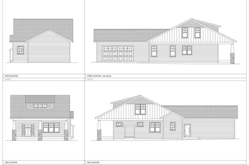 Dream House Plan - Exterior - Other Elevation for Craftsman House Plan #461-85 - 3 bed, 2.5 bath