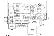 Colonial Style House Plan - 5 Beds 5.5 Baths 3471 Sq/Ft Plan #5-336 
