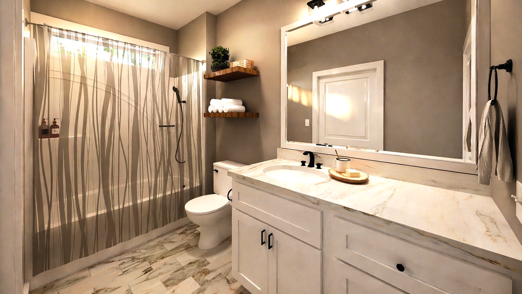 Interior - Bathroom for Traditional House Plan #44-245 - 2 bed, 2 bath