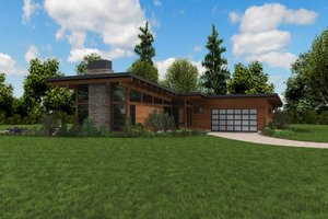 Exterior - Other Elevation 2 for Contemporary House Plan #48-1001 - 3 bed, 2.5 bath