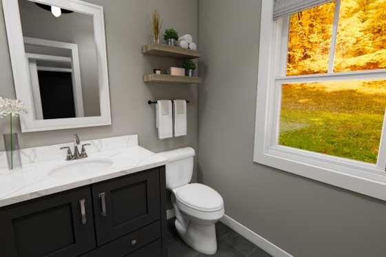 Interior - Bathroom for Bungalow House Plan #51-1372 - 4 bed, 3.5 bath