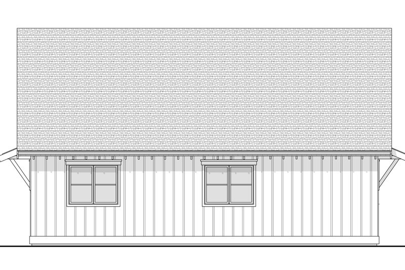 House Blueprint - Exterior - Front Elevation 6 for Farmhouse House Plan #1114-105 - 2 bed, 1 bath