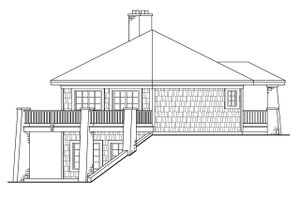 Exterior - Other Elevation for Craftsman House Plan #124-186 - 3 bed, 2 bath