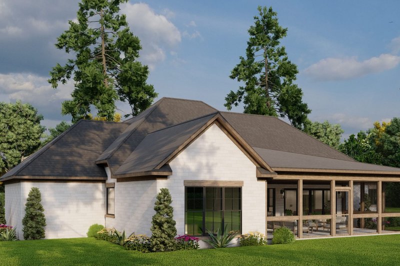 Architectural House Design - Exterior - Other Elevation 2 for Traditional House Plan #923-37 - 4 bed, 3 bath