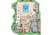 Country Style House Plan - 5 Beds 5.5 Baths 7531 Sq/Ft Plan #27-547 