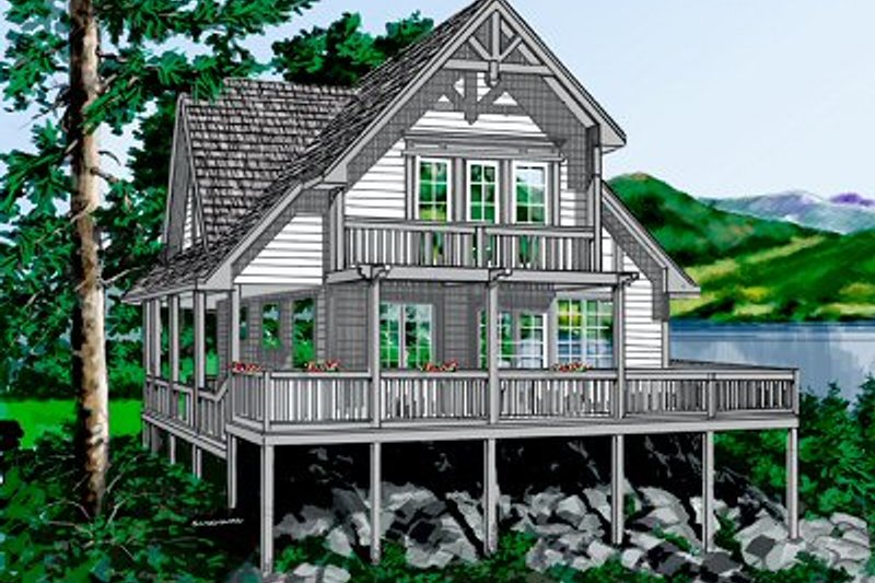 Dream House Plan - Photo 5 for Country House Plan #118-106 - 2 bed, 2 bath