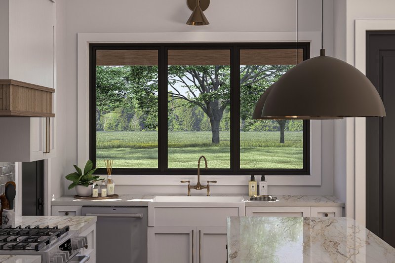 Dream House Plan - Interior - Kitchen 1 for Barndominium House Plan #455-405 - 2 bed, 2 bath