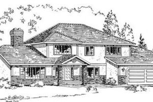Traditional Exterior - Front Elevation Plan #18-8971