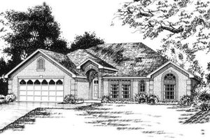Traditional Exterior - Front Elevation Plan #40-242