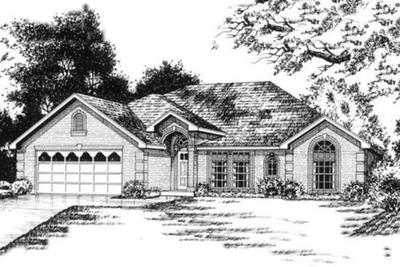 House Plan Design - Traditional Exterior - Front Elevation Plan #40-242