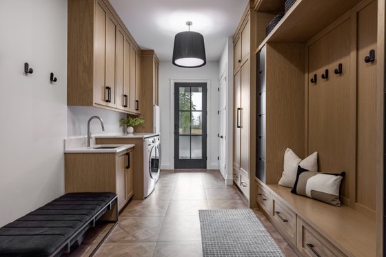Interior - Laundry 1 for European House Plan #1114-12 - 6 bed, 4.5 bath