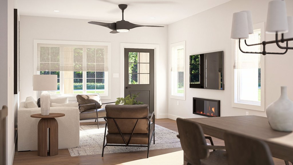 Interior - Entry for Traditional House Plan #455-777 - 3 bed, 2.5 bath