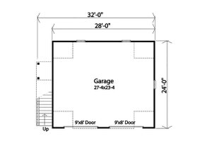 Floor Plan - Main Floor for Country House Plan #22-602, 0 bath