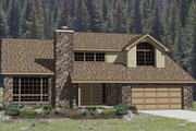 Traditional Style House Plan - 3 Beds 2.5 Baths 2434 Sq/Ft Plan #116-214 