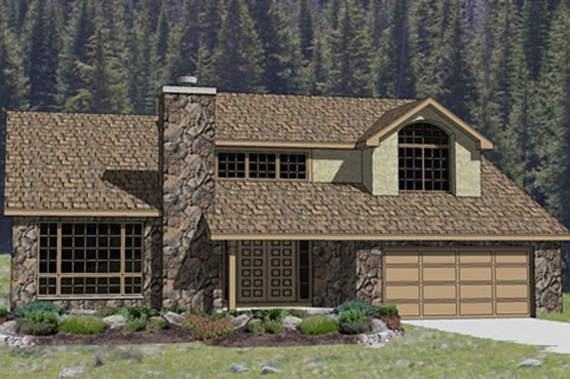 Traditional Style House Plan - 3 Beds 2.5 Baths 2434 Sq/Ft Plan #116-214